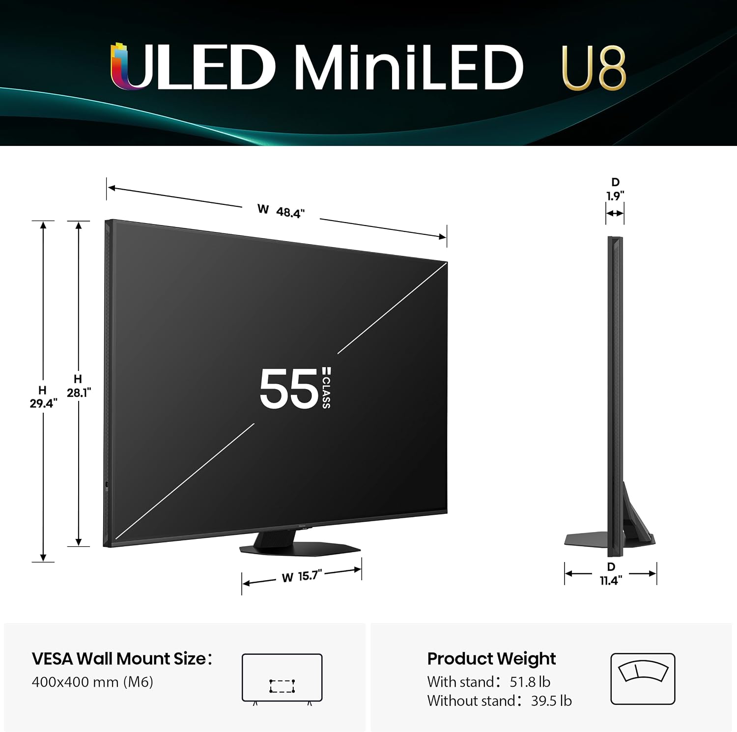 hisense 55 class u8 series 4k mini led tv 2 hisense 55 class u8 series 4k mini led tv 2