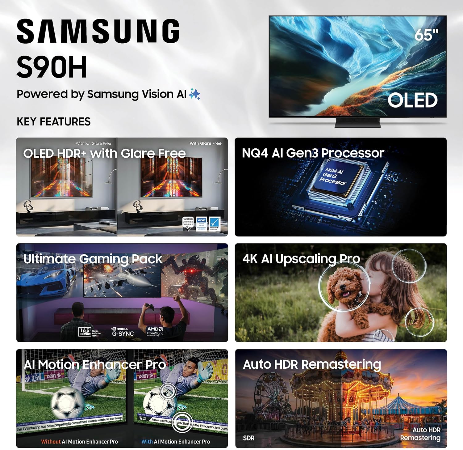 samsung 65 class oled s90h 4k smart tv 3 samsung 65 class oled s90h 4k smart tv 3