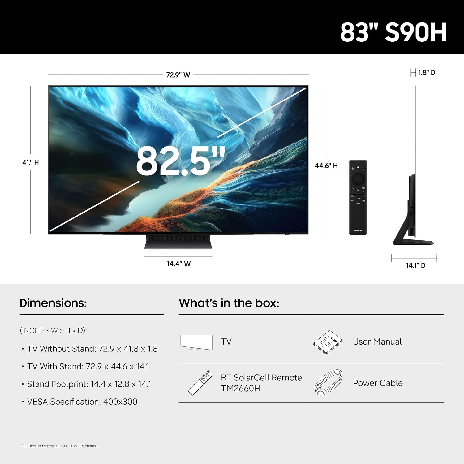 samsung 83 class oled s90h 4k smart tv 2 samsung 83 class oled s90h 4k smart tv 2